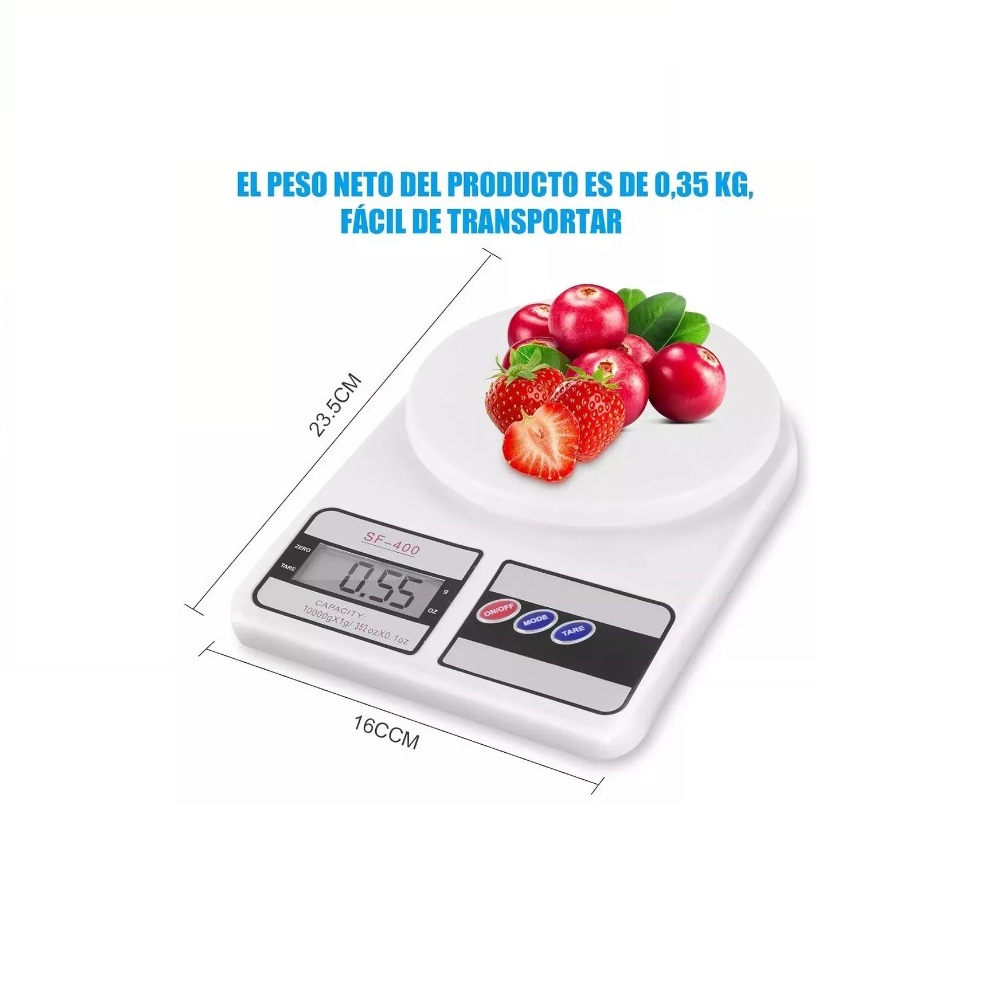 Foto 5 | Báscula de Precisión Prodotty Blanca