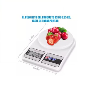 Foto 5 | Báscula de Precisión Prodotty Blanca