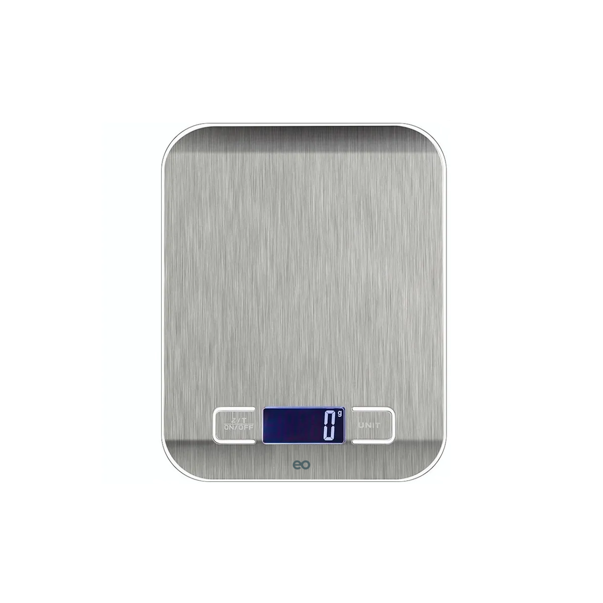 Bascula Digital para Cocina Acero Inoxidable 5 Kg/1g Lcd Eo Safe Imports Esi-314 Gris