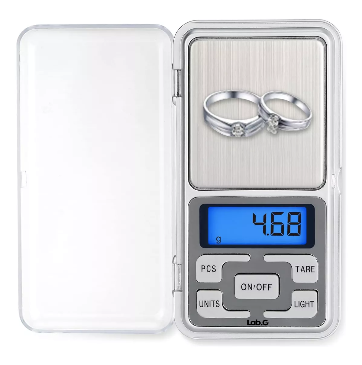 Foto 4 | Báscula Digital de Precisión 0.01g a 500g con Pantalla LCD de Alta Definición y Visión Nocturna