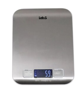 Foto 1 | Báscula Digital De Cocina Capacidad Máxima 5 G, Color Plateado