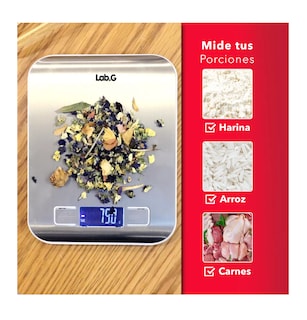 Foto 5 | Báscula Digital De Cocina Capacidad Máxima 5 G, Color Plateado