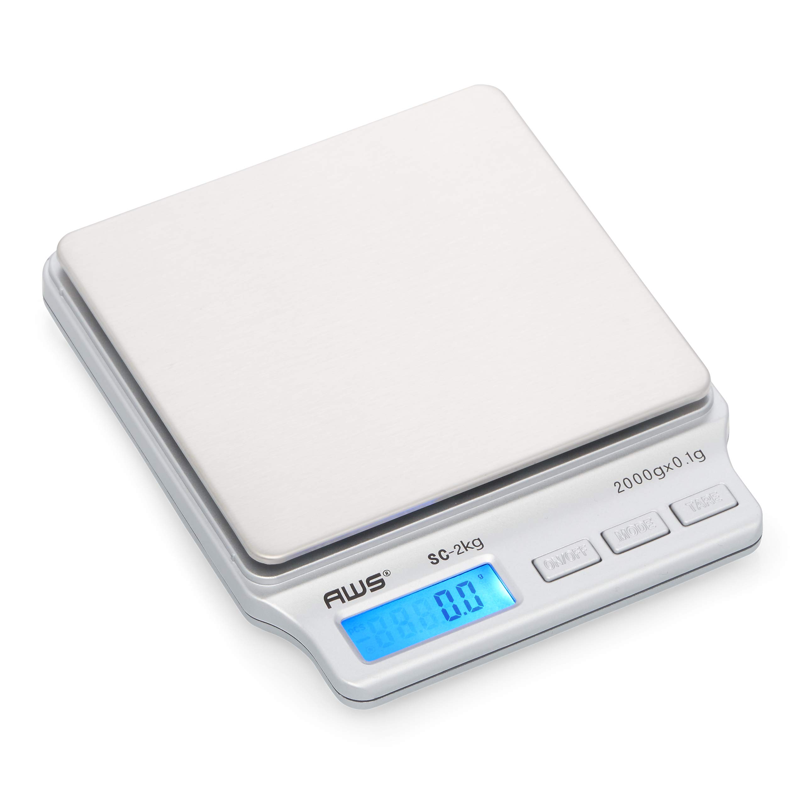 Foto 2 pulgar | Báscula De Cocina American Weigh Scales Serie Sc 2 Kg/0,1 G - Venta Internacional.