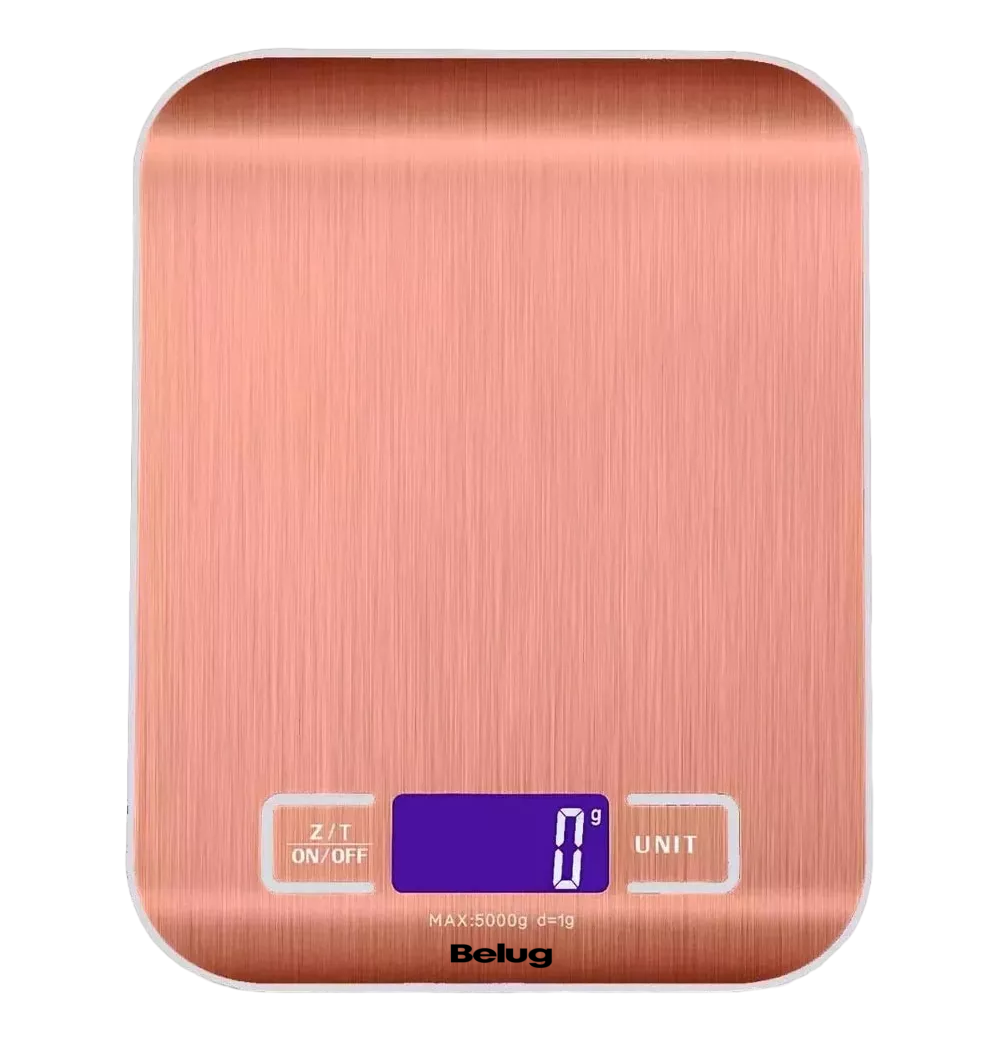 Foto 1 | Bascula Digital Para Cocina Gramera Pesa 1 Gramo A 5 Kilos, Belug Rosa