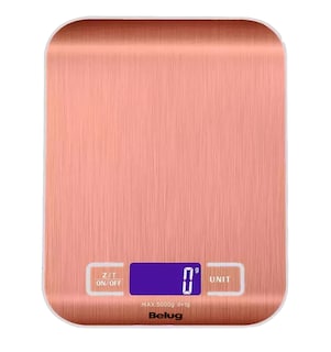 Foto 1 | Bascula Digital Para Cocina Gramera Pesa 1 Gramo A 5 Kilos, Belug Rosa