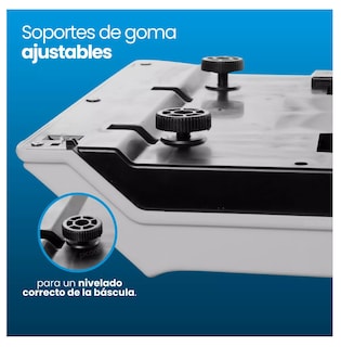 Foto 4 | Báscula Comercial Digital 40 Kg Recargable Tecla Tara Belug, Color Blanco