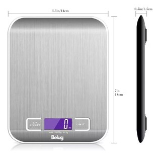 Foto 4 | Báscula Digital de Cocina Belug 10 kg