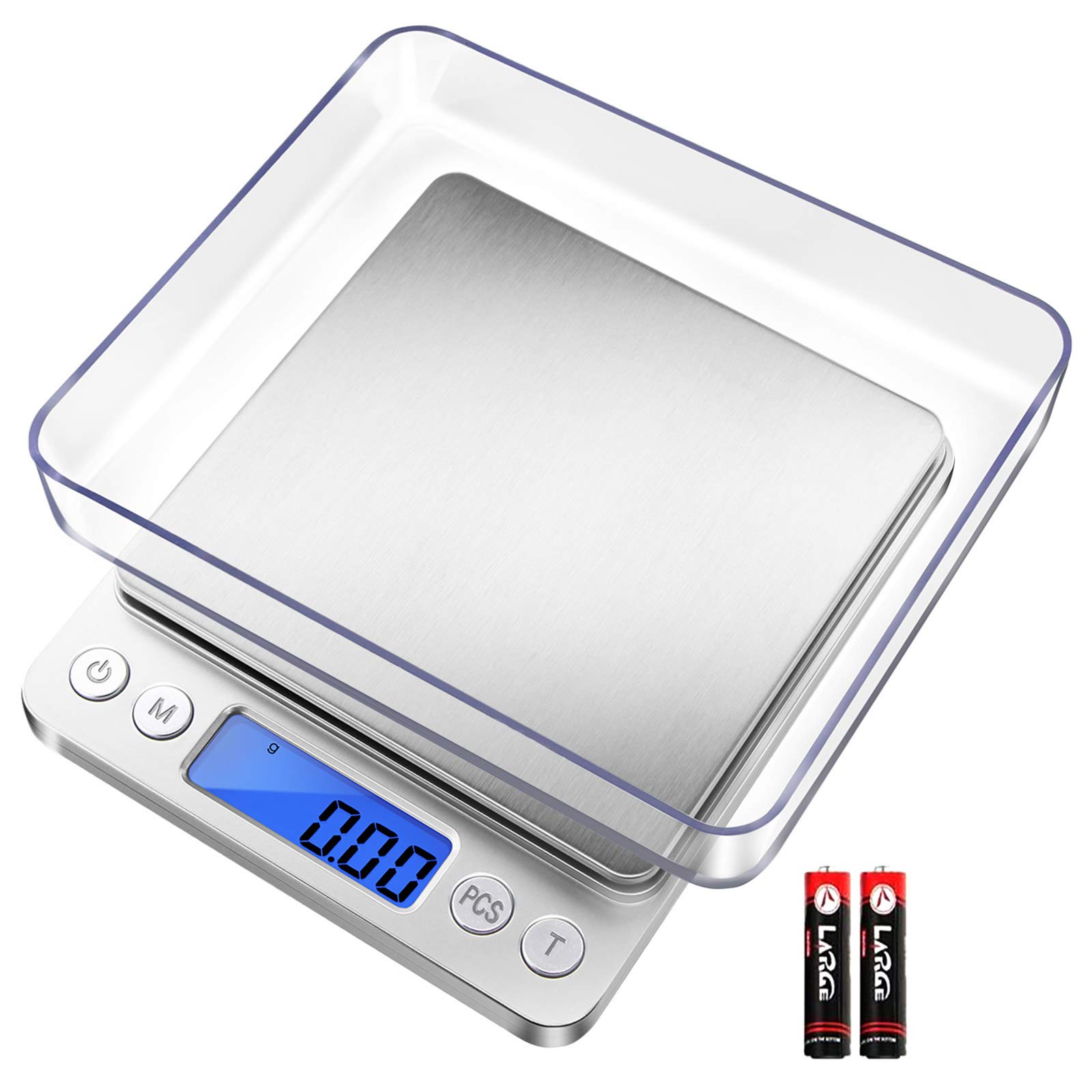 Foto 2 pulgar | Báscula De Cocina Fuzion, 500 G/0,01 G, Lcd Digital De Precisión - Venta Internacional.
