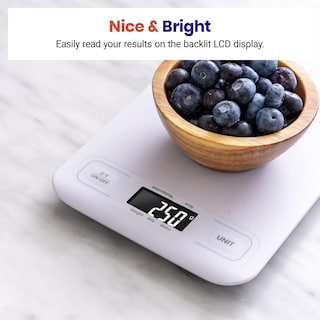 Foto 5 | Báscula De Cocina Digital Etekcity En Gramos Y Onzas, Blanca - Venta Internacional.