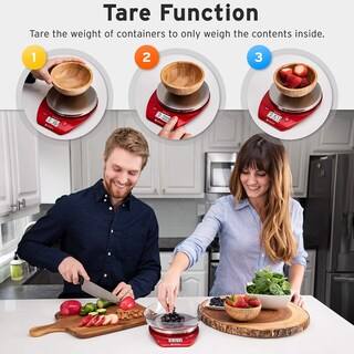 Foto 4 | Báscula De Cocina Etekcity Digital De 0,1 G Con Cuenco De Acero Inoxidable De 5 Kg/11 Libras - Venta Internacional.