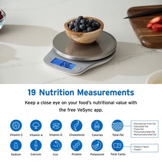 Foto 3 | Báscula De Cocina Etekcity Nutrition Smart Food, 5 Kg, Bluetooth - Venta Internacional.