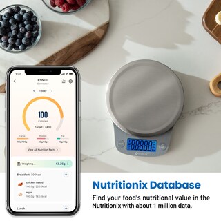Foto 5 | Báscula De Cocina Etekcity Nutrition Smart Food, 5 Kg, Bluetooth - Venta Internacional.