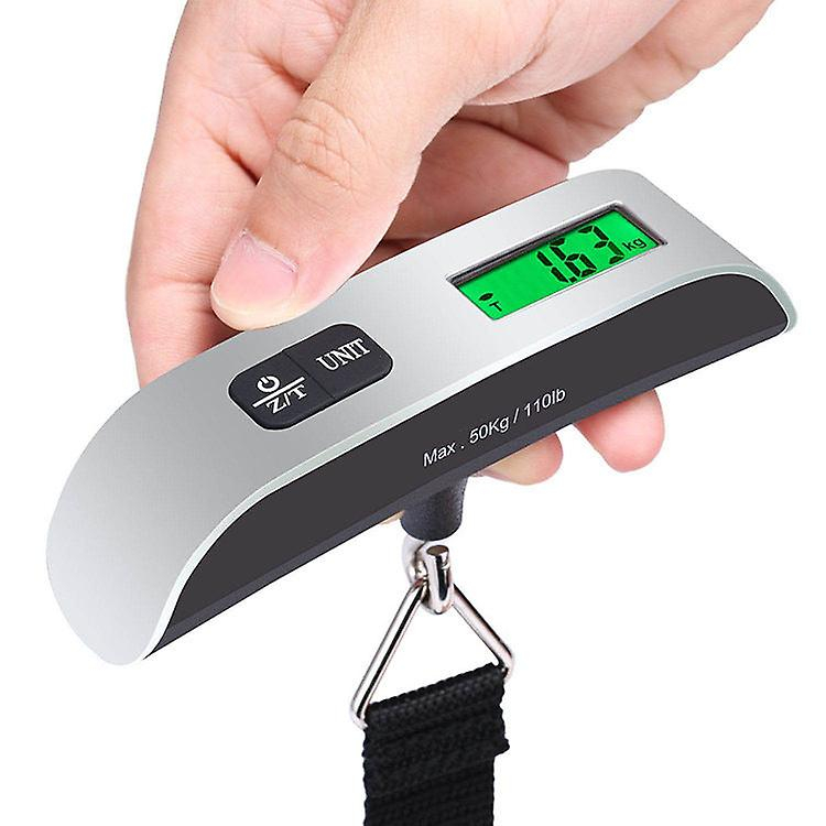 Foto 4 pulgar | Báscula De Equipaje Huoguo Tipo T Portátil De 50 Kg  Color Plateado - Venta Internacional.