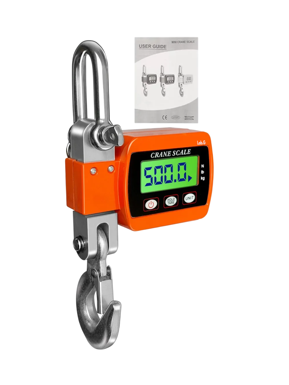 Foto 1 | Bascula Industrial Colgante Digital Con Led 500kg Rojo Gris