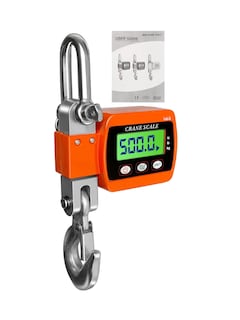 Foto 1 | Bascula Industrial Colgante Digital Con Led 500kg Rojo Gris