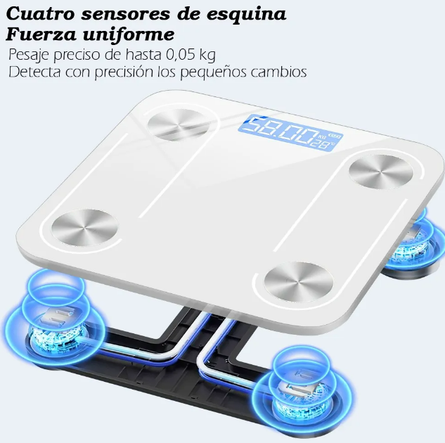 Foto 2 | Xtellar Báscula Bluetooth Inteligente Con Bandas Elásticas De Ejercicio: Revoluciona Tu Bienestar Físico