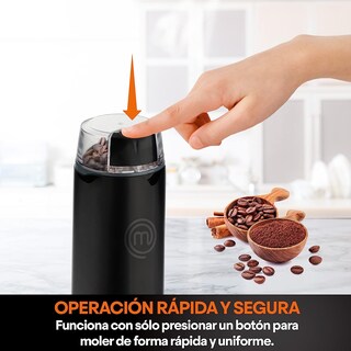 Foto 5 | Molino para Café y Especias 50g Negro Masterchef
