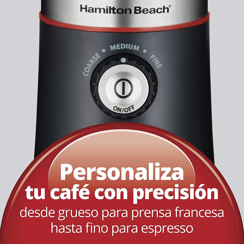 Foto 7 pulgar | Molino de Granos de Café Hamilton Beach 80393 color Negro