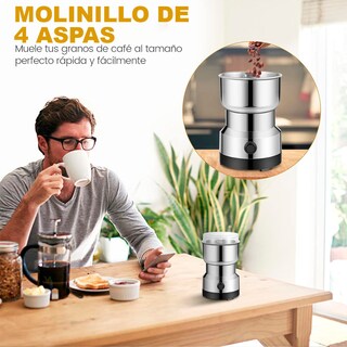Foto 2 | Molinillo Pulverizador Electrico Kimhi Granos Café Hierbas Especias Semillas 150w Portatil Acero Inoxidable Mol