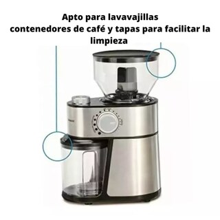 Foto 3 | Molino De Café Automático Hamilton Beach 80385 Capacidad Para 3.3l Plateado