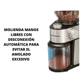 Foto 5 | Molino De Café Automático Hamilton Beach 80385 Capacidad Para 3.3l Plateado