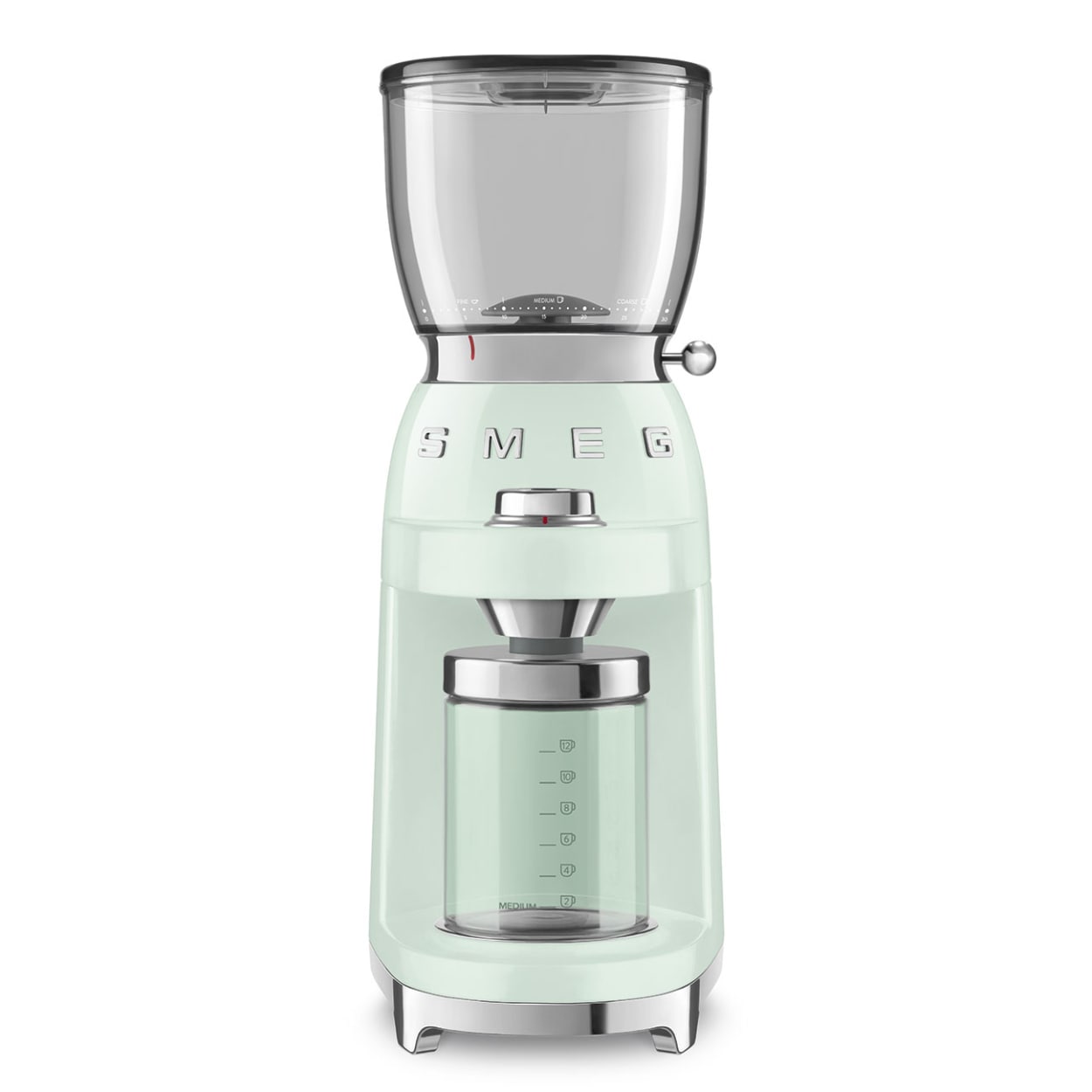 Molino De Café Smeg Cgf01pgus De 4.5 Oz / 12 Tazas Color Verde $5,189