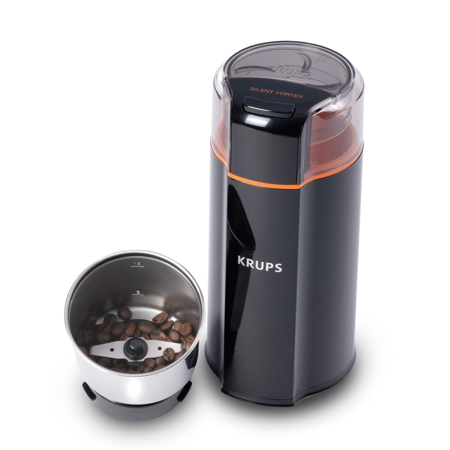 Foto 2 pulgar | Molinillo de Café y Especias Krups Silent Vortex 90 ml 175 W - Venta Internacional