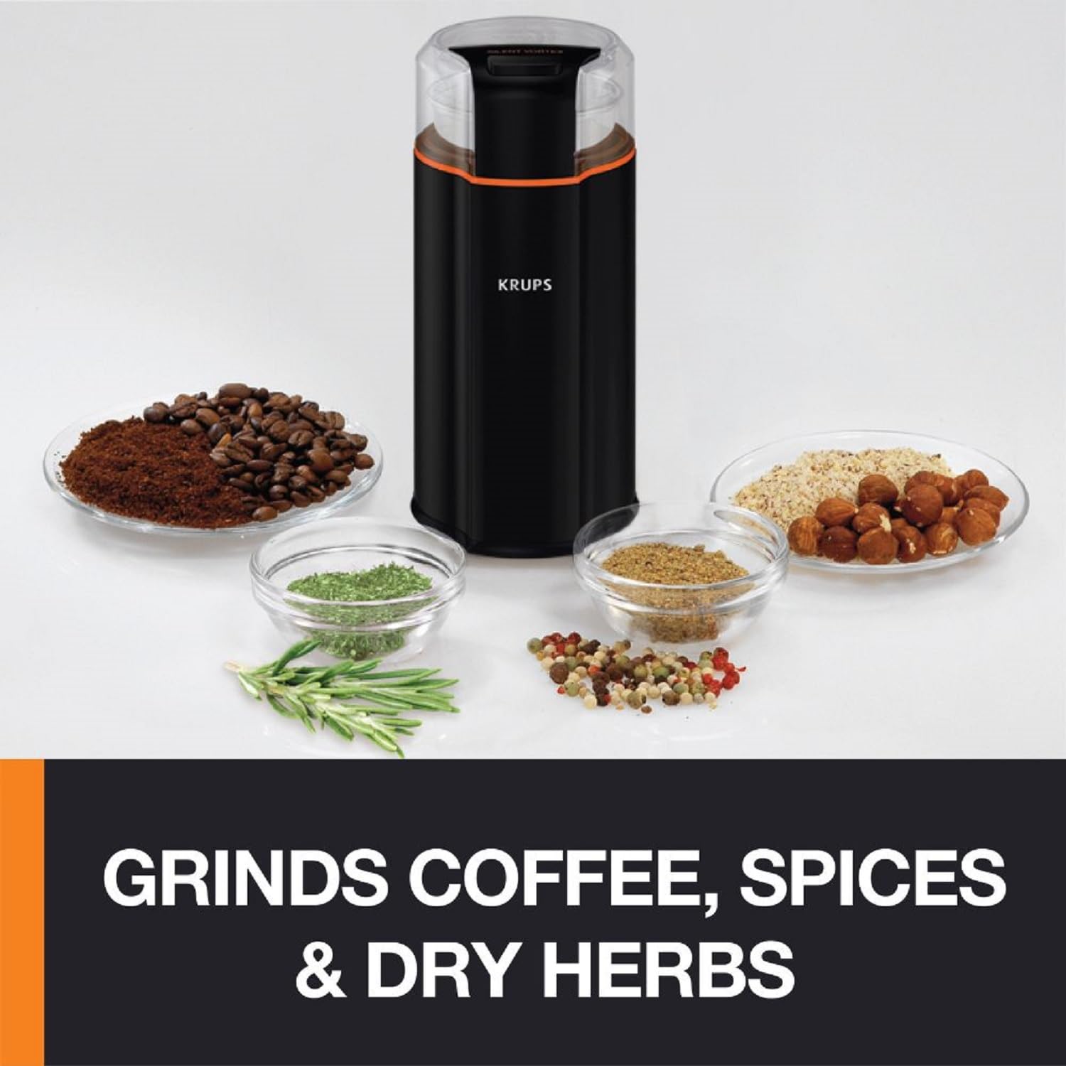 Foto 7 pulgar | Molinillo de Café y Especias Krups Silent Vortex 90 ml 175 W - Venta Internacional