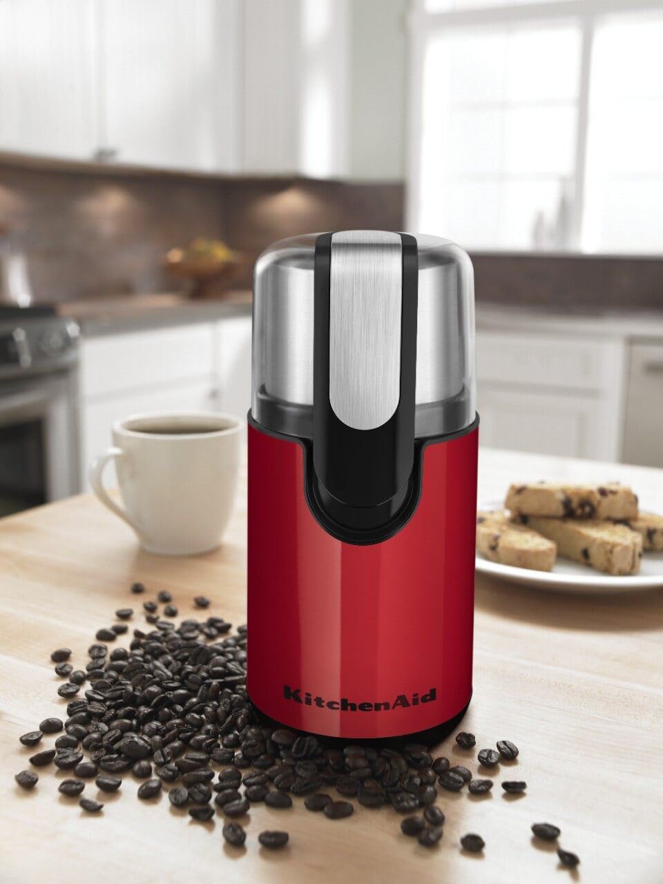Foto 4 pulgar | Molinillo De Café Kitchenaid Bcg111er Blade 118 Ml Empire Red - Venta Internacional.