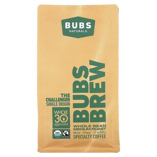 Foto 1 | Grano Integral Coffee Bubs Naturals Bubs Brew The Challenger, 340 G - Venta Internacional.