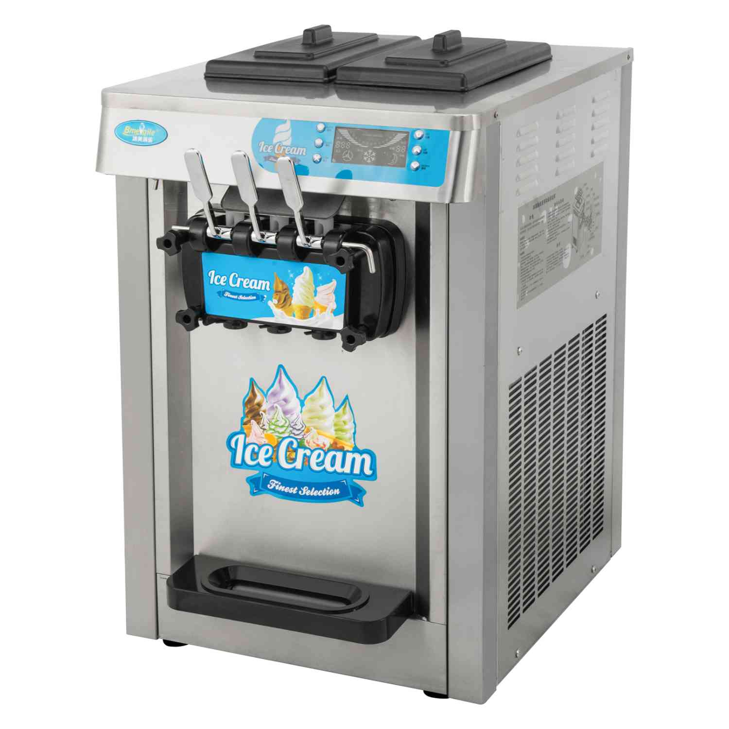 Foto 1 | Maquina para Helado Gutstark Suave Yogurt Nieve Comercial 3 Sabores