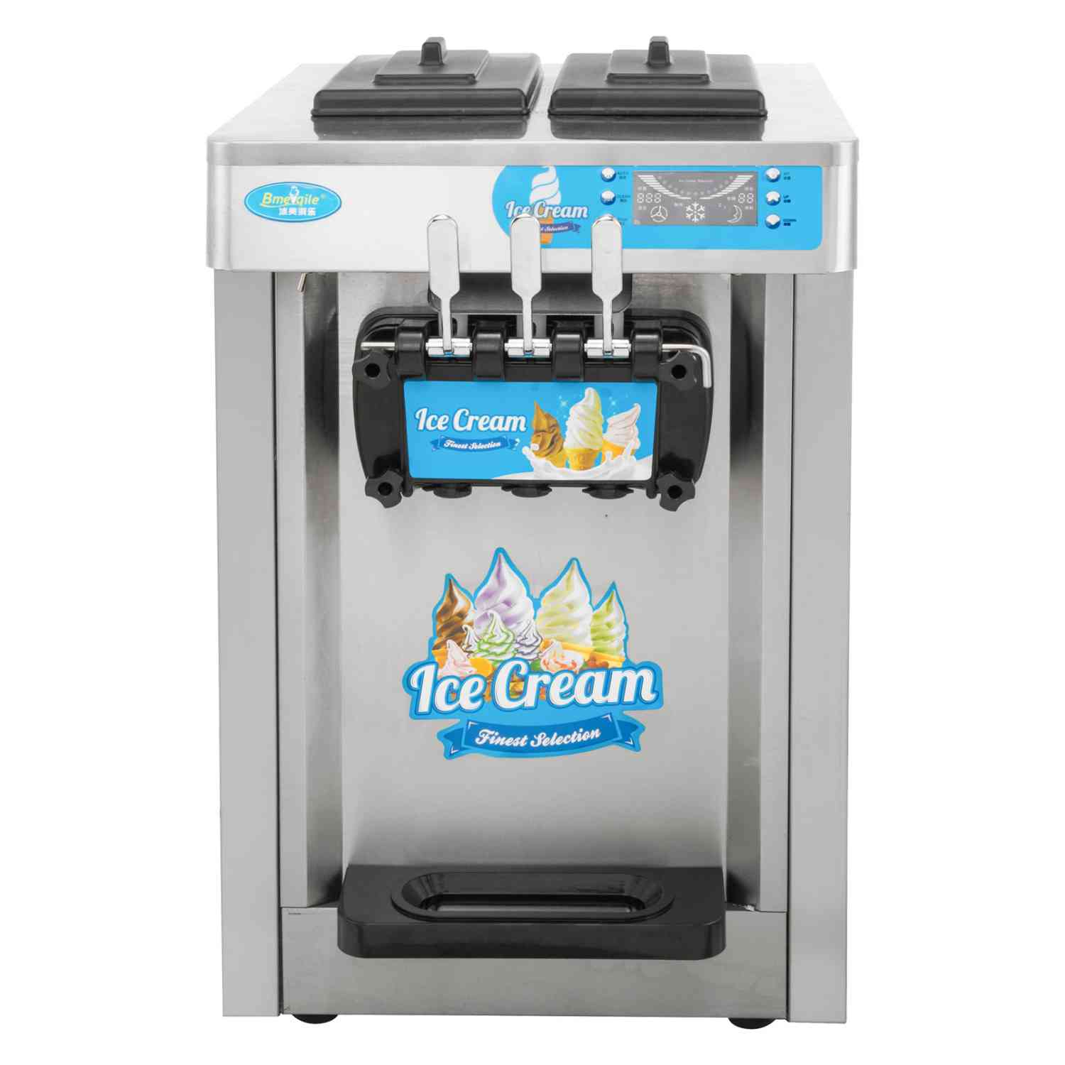 Foto 4 pulgar | Maquina para Helado Gutstark Suave Yogurt Nieve Comercial 3 Sabores