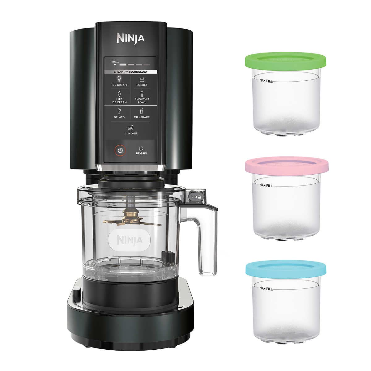 Foto 2 pulgar | Máquina para Hacer Helados Ninja Cn301co Creami 7 Programas 450 ml Negra - Venta Internacional