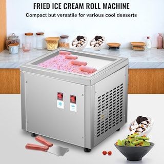 Foto 2 | Máquina para Hacer Rollos de Helado Vevor Commercial de 220 W Con Sartén de 9,4 X 11 Cm - Venta Internacional