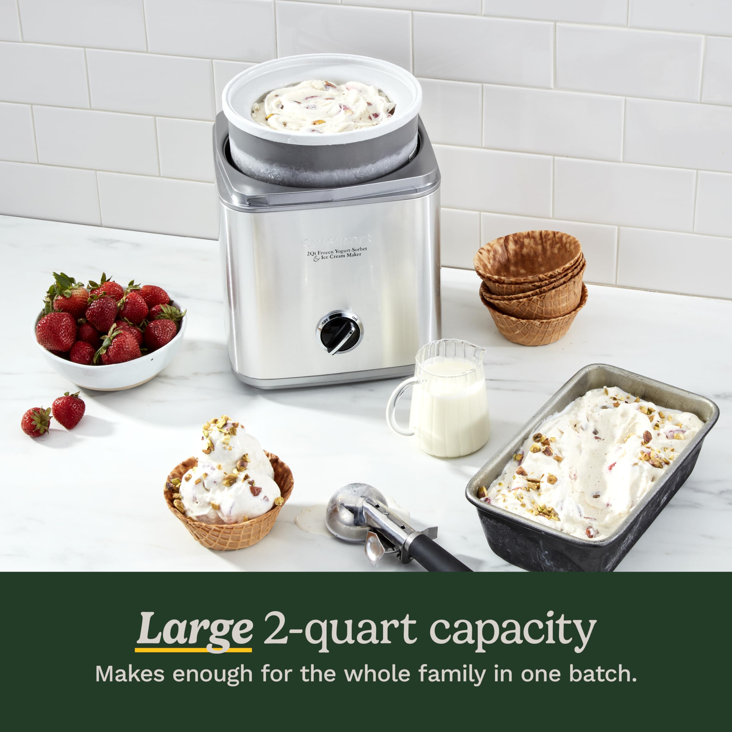 Foto 6 pulgar | Máquina para Hacer Helados Cuisinart 2 L con Recipiente para Congelador - Venta Internacional