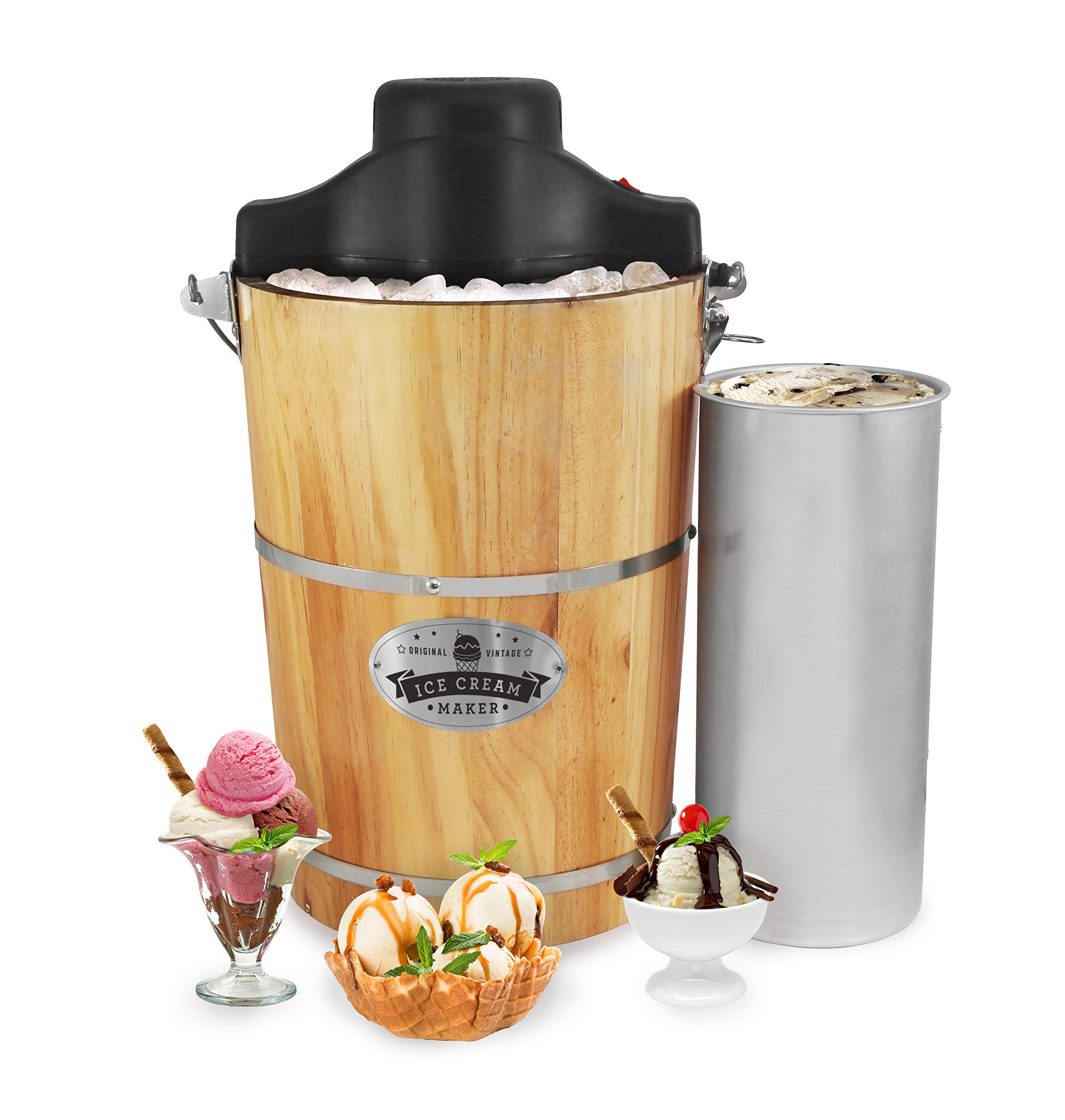 Foto 2 pulgar | Máquina para Hacer Helados Elite Gourmet Old Fashioned - Venta Internacional