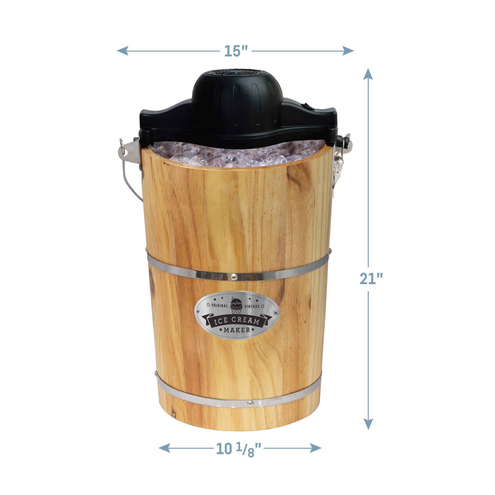 Foto 8 pulgar | Máquina para Hacer Helados Elite Gourmet Old Fashioned - Venta Internacional