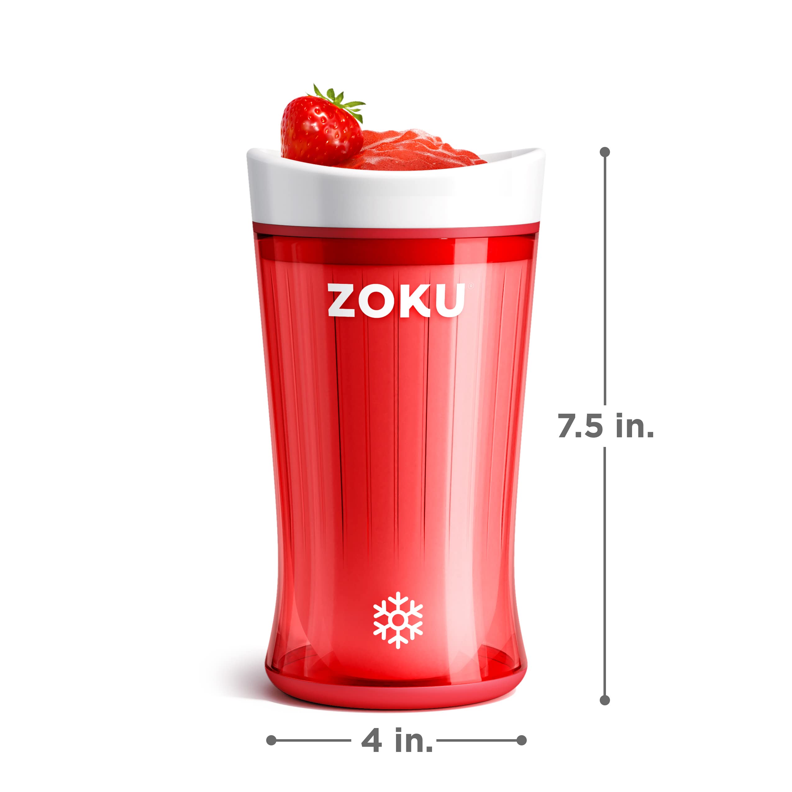 Foto 3 pulgar | Máquina para Hacer Batidos Zoku Jumbo Compact Red Sin Bpa - Venta Internacional