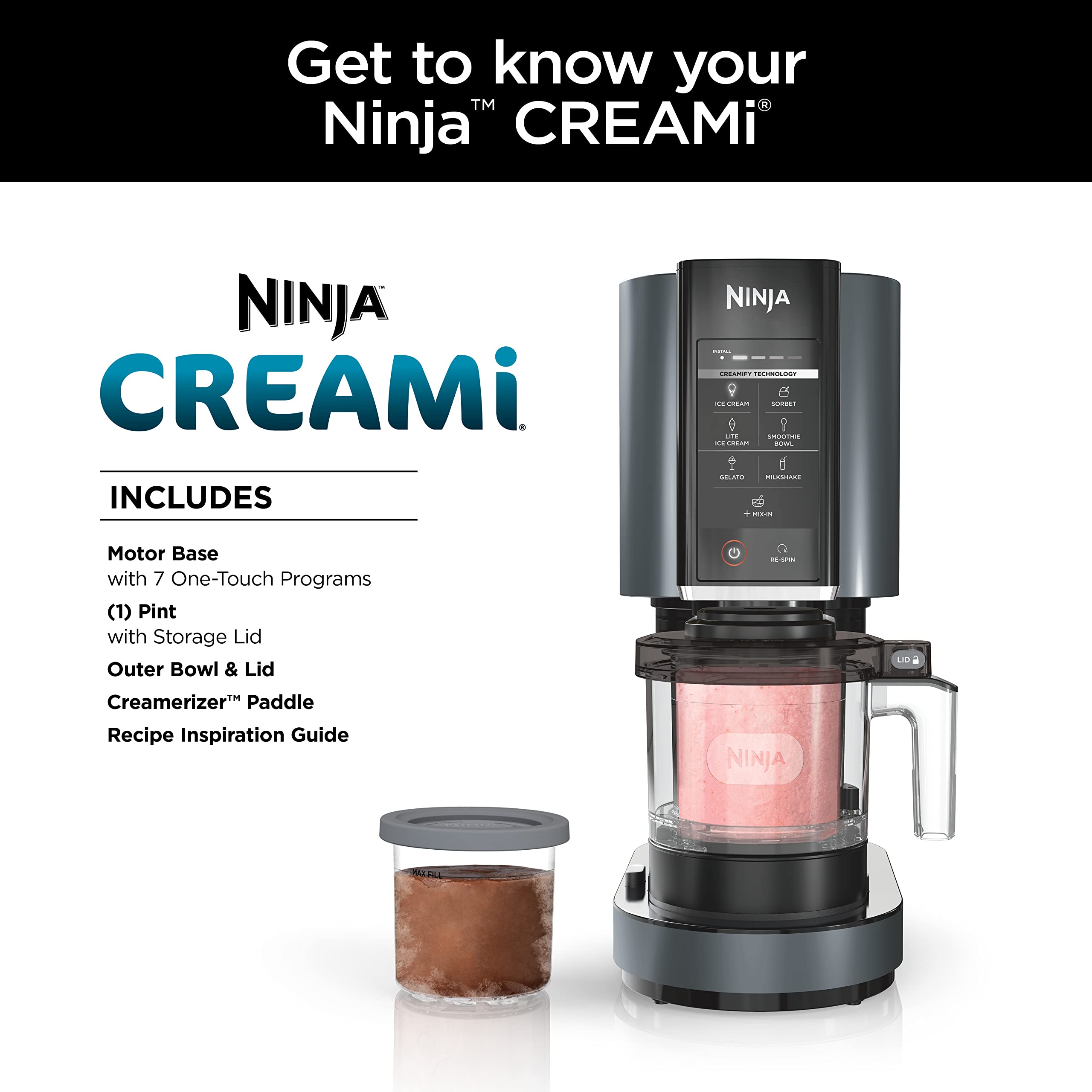 Foto 2 | Máquina Para Hacer Helados Ninja Creami Nc299amz Para Helados Con Mezclas - Venta Internacional.