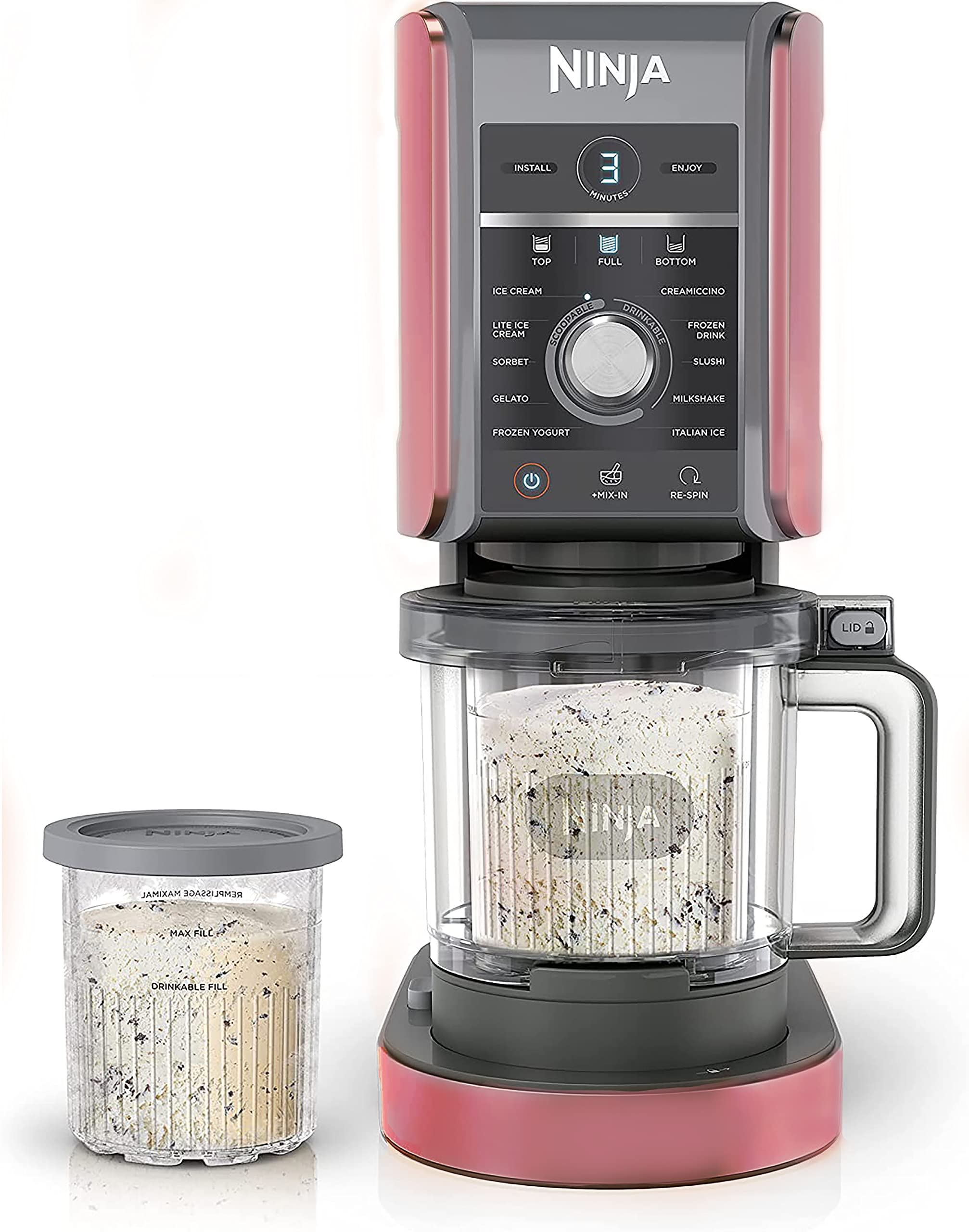 Máquina Para Hacer Helados Ninja Nc501 Creami Deluxe 11 En 1 Roja - Venta Internacional. $8,465