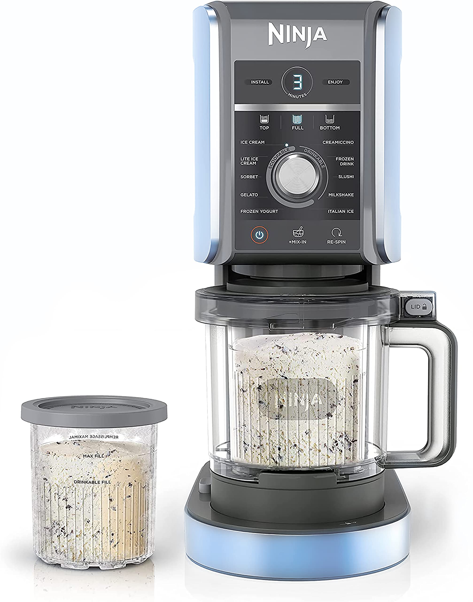Foto 2 pulgar | Máquina para Hacer Helados Ninja Creami Deluxe 11 en 1 Azul - Venta Internacional