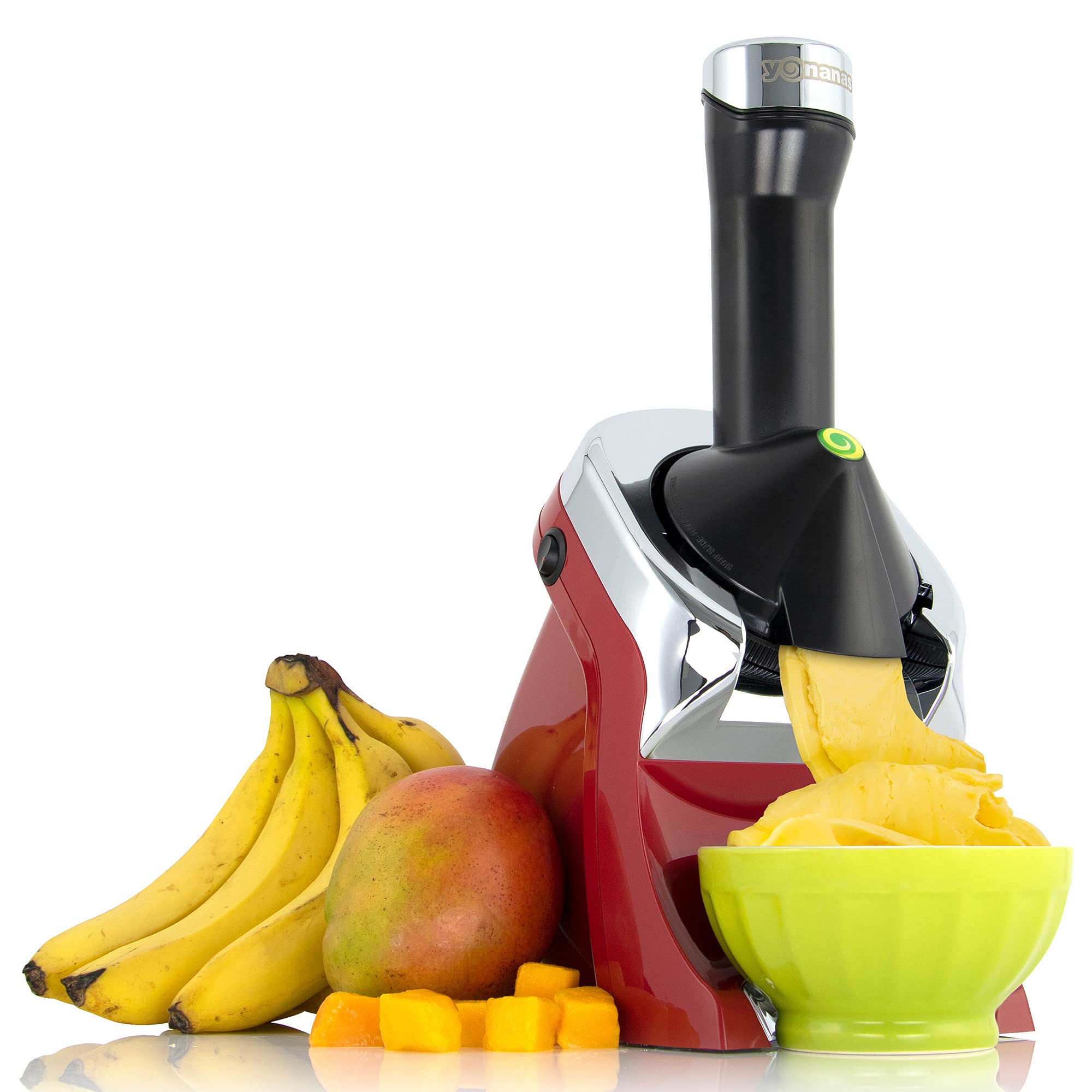 Máquina Para Hacer Helados De Fruta Congelada Yonanas 988rd Deluxe Red - Venta Internacional.