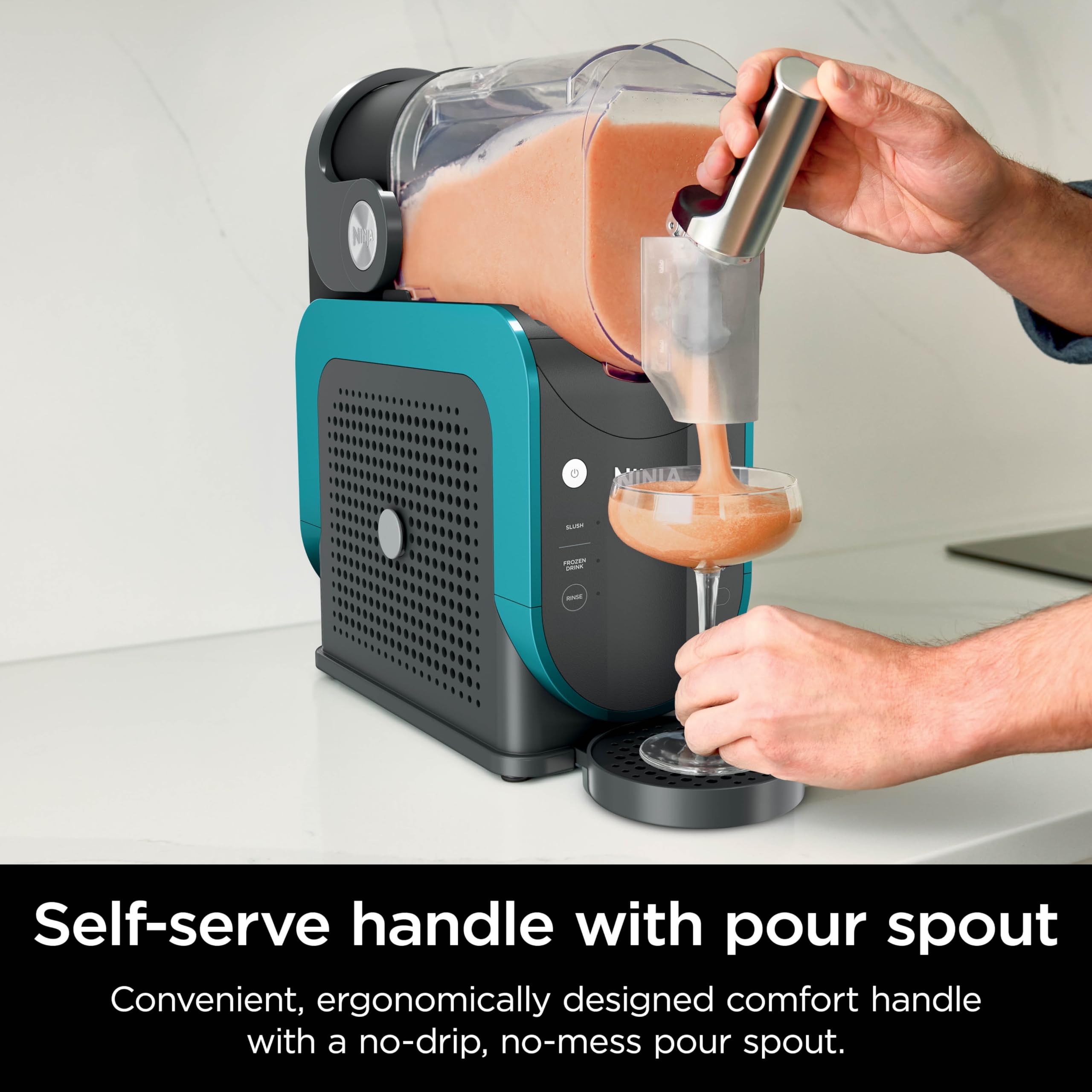 Foto 4 | Frozen Drink Maker Ninja Slushi Professional Teal 2 Programas - Venta Internacional.
