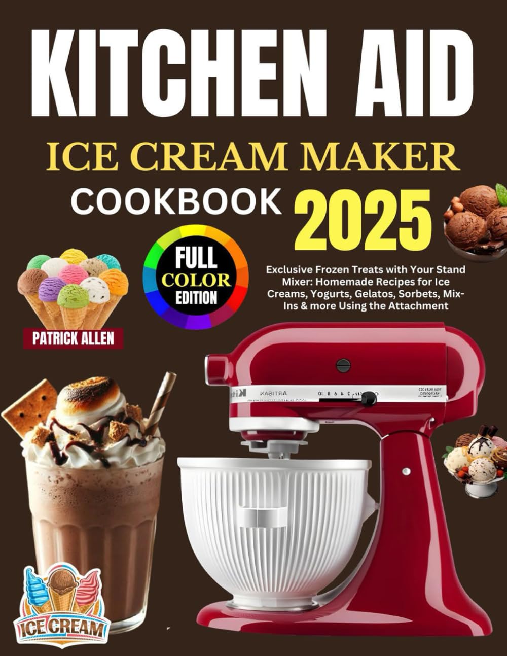 Foto 2 pulgar | Máquina Para Hacer Helados Cookbook Kitchen Aid 2025 Para Batidora De Pie - Venta Internacional.