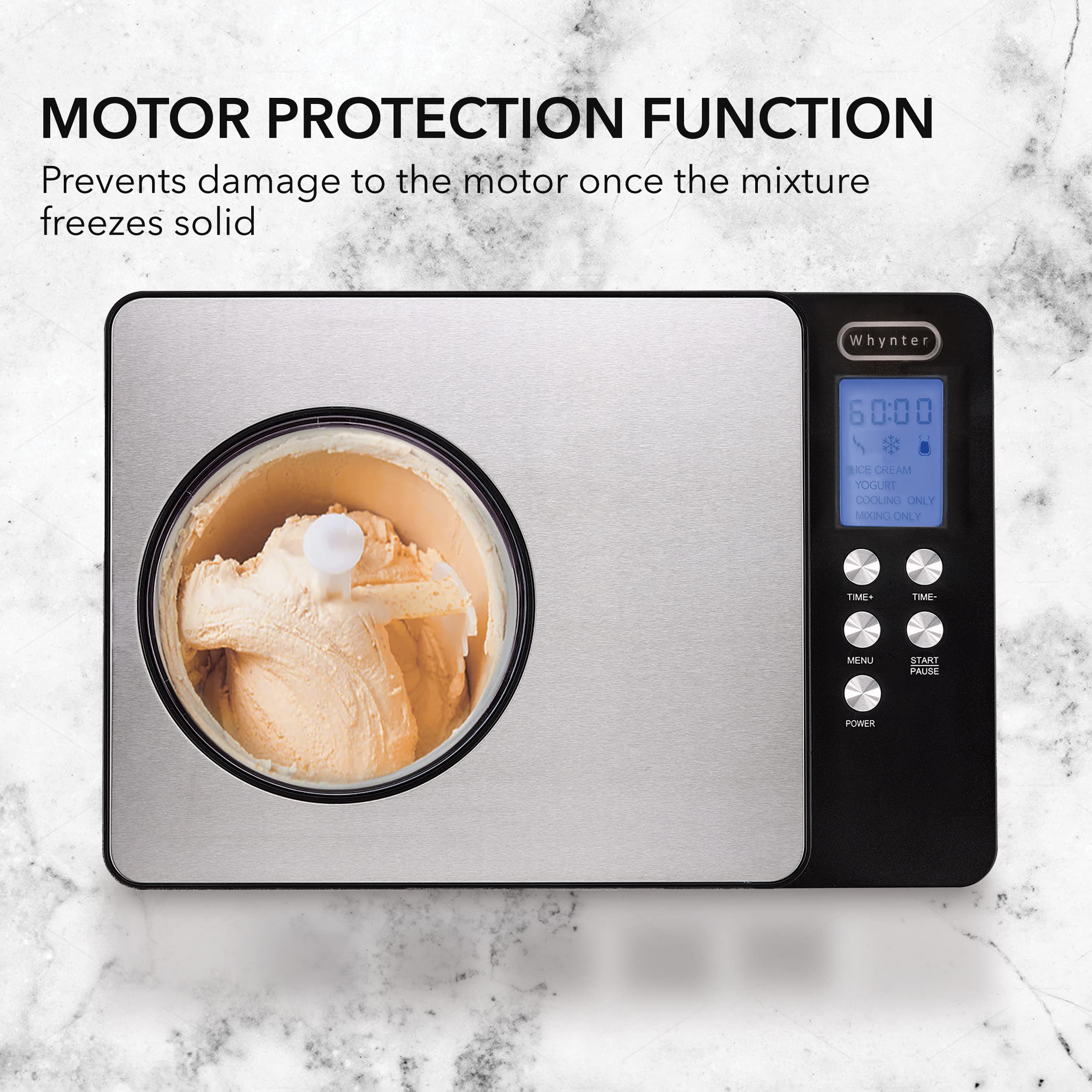 Foto 5 pulgar | Máquina Para Hacer Helados Whynter Icm-220ssy 2l De Acero Inoxidable - Venta Internacional.