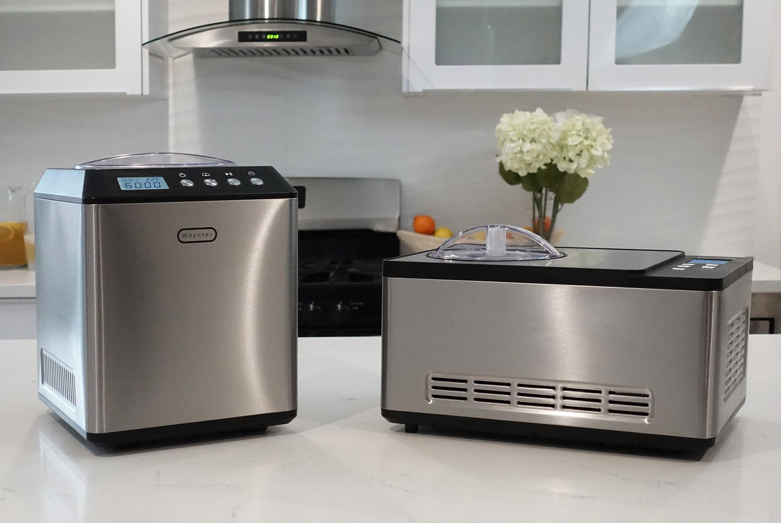 Foto 3 | Máquina Para Hacer Helados Whynter Icm-201sb 2.1l Con Compresor - Venta Internacional.