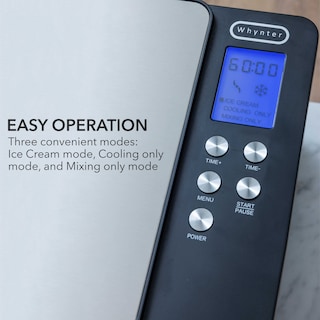 Foto 6 | Máquina Para Hacer Helados Whynter Icm-200ls 2.1l Con Compresor - Venta Internacional.