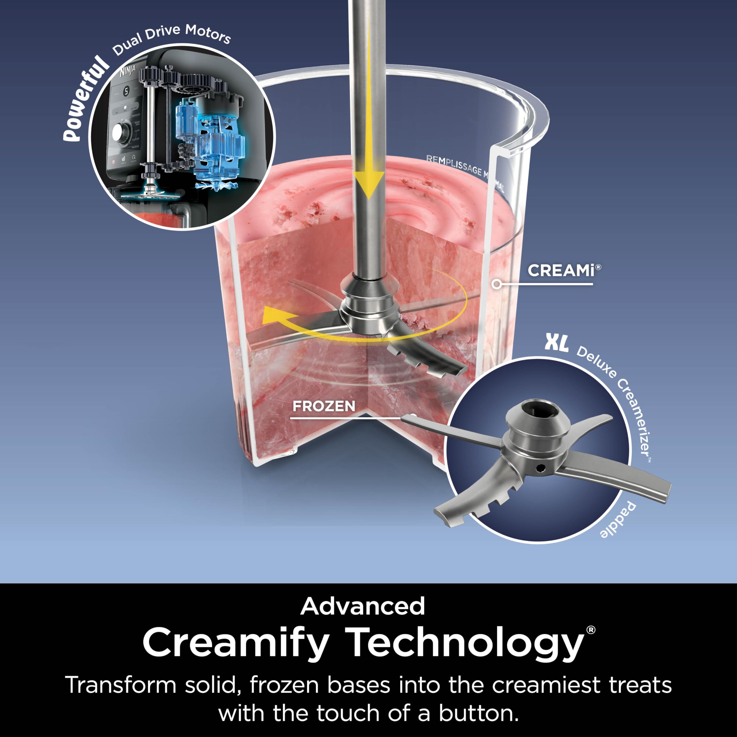Foto 5 pulgar | Máquina Para Hacer Helados Y Golosinas Congeladas Ninja Creami Deluxe 11 En 1 - Venta Internacional.