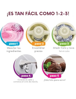 Foto 5 | Elite Gourmet Maquina Para Hacer Helado Casero De 3.7 Litros Eim-924l