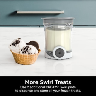 Foto 2 | Paquete De 2 Pintas Y Tapas Para Helado Ninja Swirl De Creami - Venta Internacional.